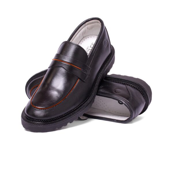 Sapato Casual Masculino Loafer Couro Premium Preto 22003 Preto - Imagem 2