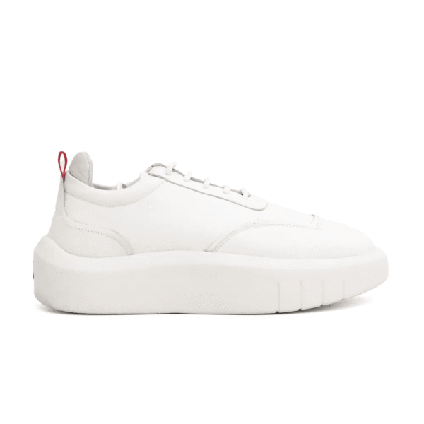 Sapato Casual Masculino Tênis Fly Couro Hongkong Sola Alta - Imagem 3