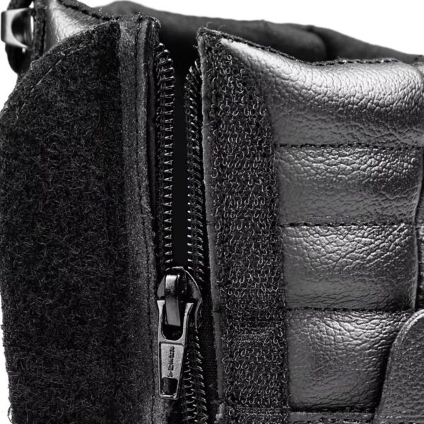 Coturno Militar Couro Palmilha Em Gel Preto 4092 PTO - Imagem 6
