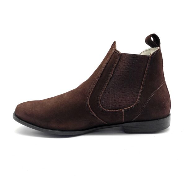 Botina Chelsea Masculina Couro Nobuk Bovino 068 - Imagem 4